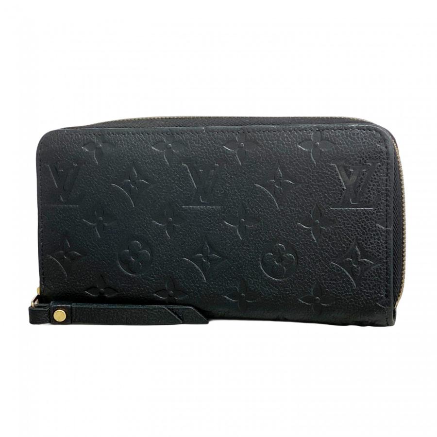 【5pb1887】ルイヴィトン 長財布 モノグラム・アンプラント ジッピーウォレット M61864 ノワール【中古】レディース LOUIS VUITTON（ルイ・ヴィトン） ☆最終価格☆SALE【5pb1887】ルイ