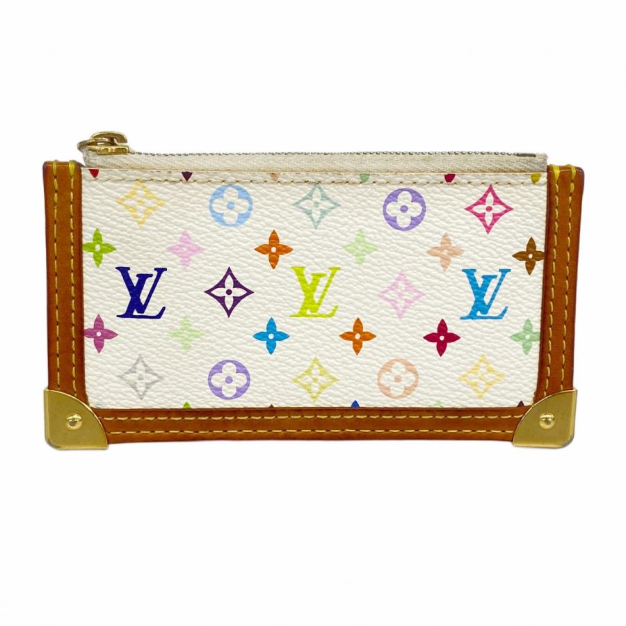【5pb2300】ルイヴィトン ケース モノグラム・マルチカラー ポシェットクレ M92655 ブロン【中古】レディース LOUIS VUITTON（ルイ・ヴィトン） ☆最終価格【5pb2300】ルイヴィトン