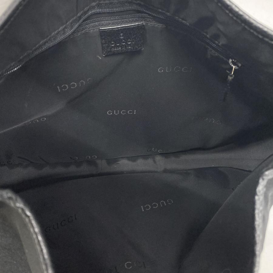 【5pb2449】グッチ ハンドバッグ 001 3346 ナイロンキャンバス ブラック シルバー金具【中古】レディース GUCCI（グッチ） ☆最終価格【5pb2449】グッチ ハンドバッグ 001 3346