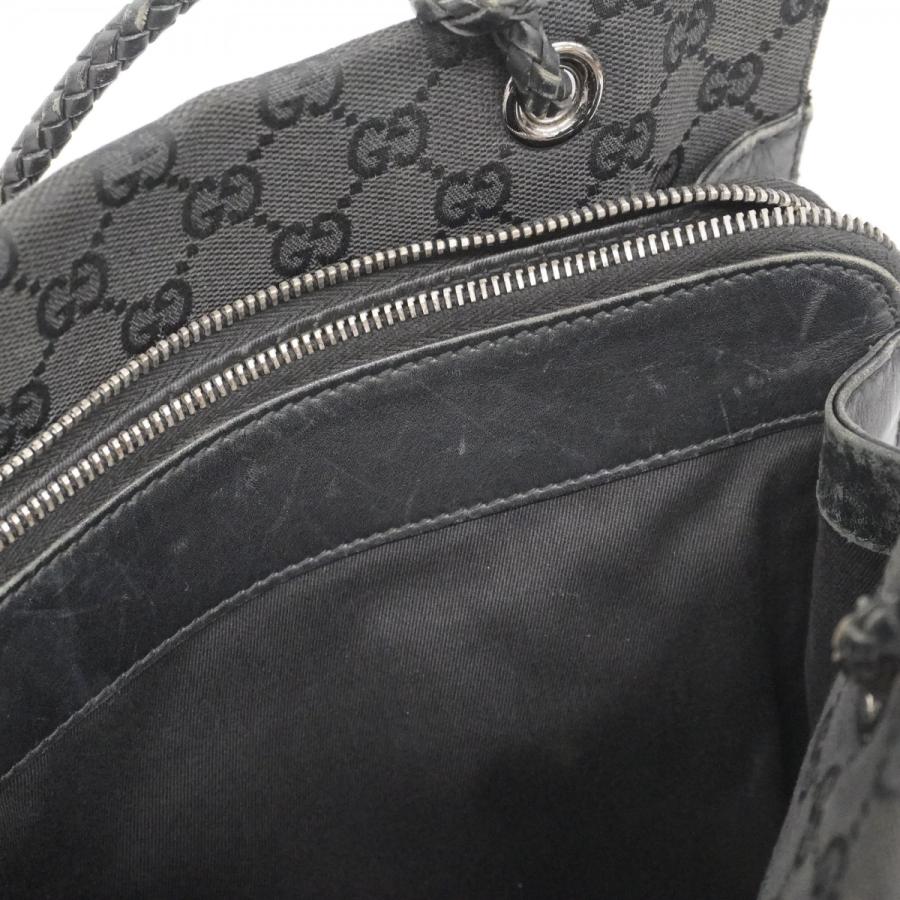 【5pb2476】グッチ トートバッグ GGキャンバス 109140 キャンバス ブラック シルバー金具【中古】レディース GUCCI（グッチ） ☆最終価格☆SALE【5pb2476】グッチ トートバッグ GG
