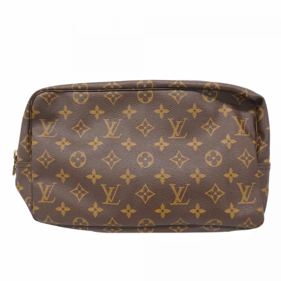 【5pb2540】ルイヴィトン ポーチ モノグラム トゥルーストワレット28 M47522 ブラウン【中古】レディース LOUIS VUITTON（ルイ・ヴィトン） 【5pb2540】ルイヴィトン ポーチ