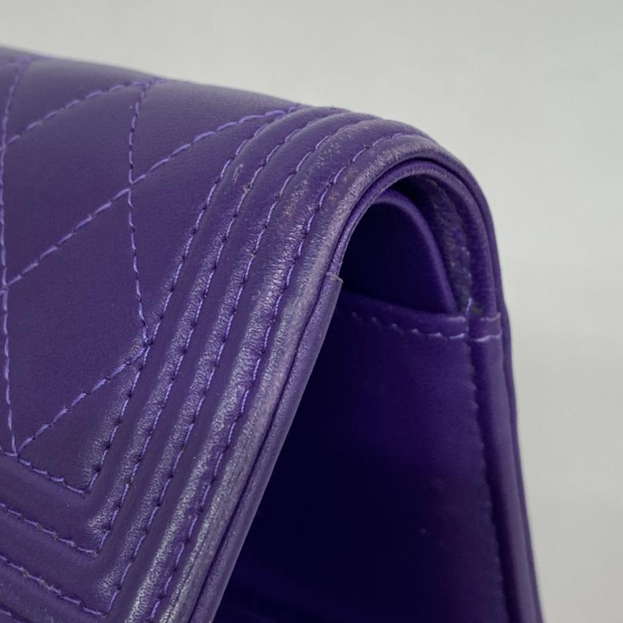 CHANEL（シャネル） 【5pb2667】シャネル 三つ折り財布 ボーイシャネル