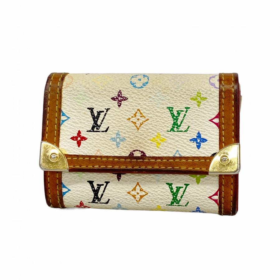 【5pb2757】ルイヴィトン ケース モノグラム・マルチカラー ポルトモネプラ M92657 ブロン【中古】レディース LOUIS VUITTON（ルイ・ヴィトン） ☆SALE【5pb2757】ルイヴィトン