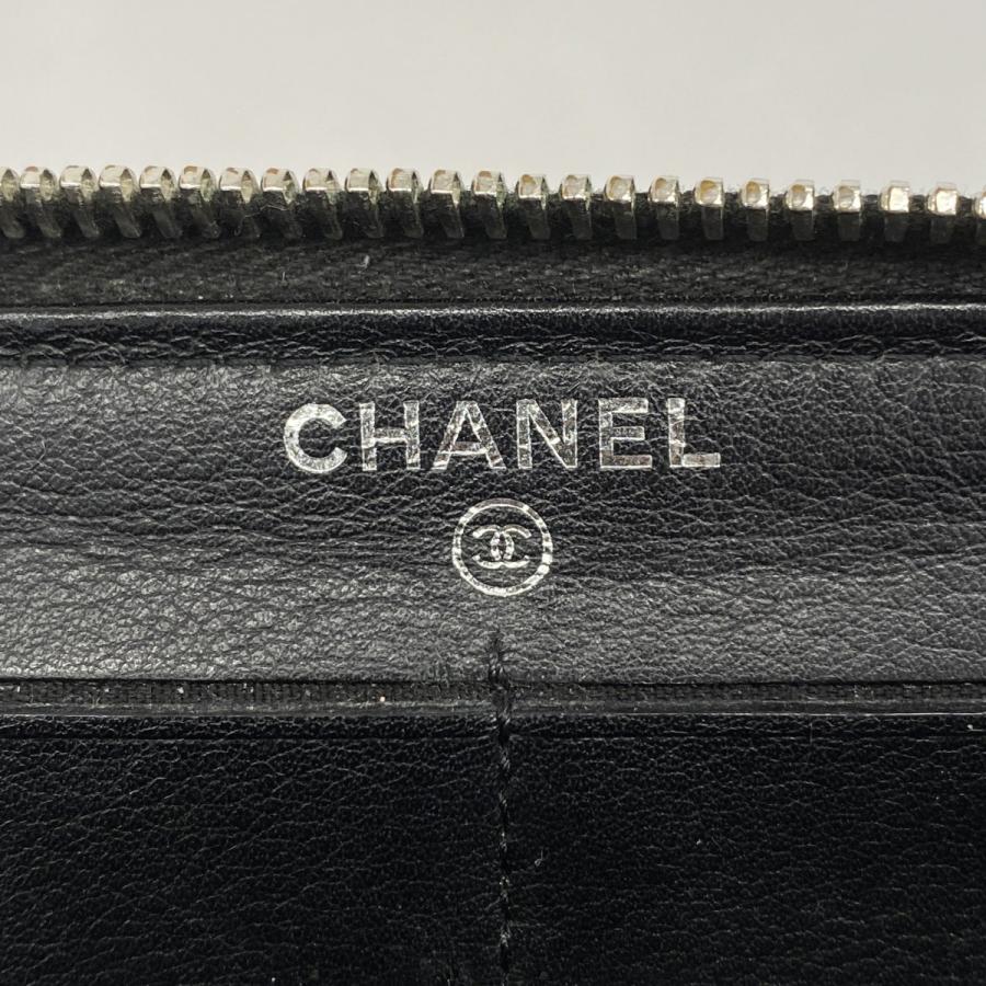 【5pb2991】シャネル 長財布 ブリリアント パテントレザー ブラック シルバー金具【中古】レディース CHANEL（シャネル） ☆最終価格☆SALE【5pb2991】シャネル 長財布