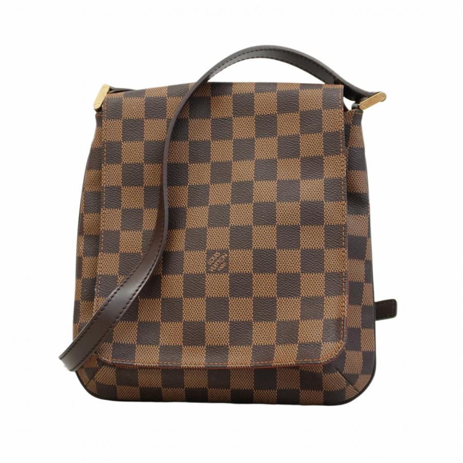 【5pc3085】ルイヴィトン ショルダーバッグ ダミエ ミュゼットサルサロング N51300 エベヌ【中古】レディース LOUIS VUITTON（ルイ・ヴィトン） 【5pc3085】ルイヴィトン ショルダー