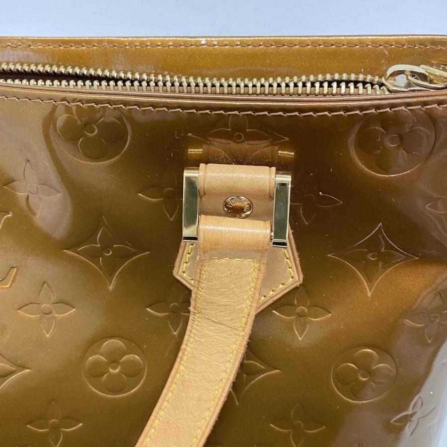 【5pc3092】ルイヴィトン トートバッグ ヴェルニ ヒューストン M91122 ブロンズ【中古】レディース LOUIS VUITTON（ルイ・ヴィトン） ☆最終価格【5pc3092】ルイヴィトン
