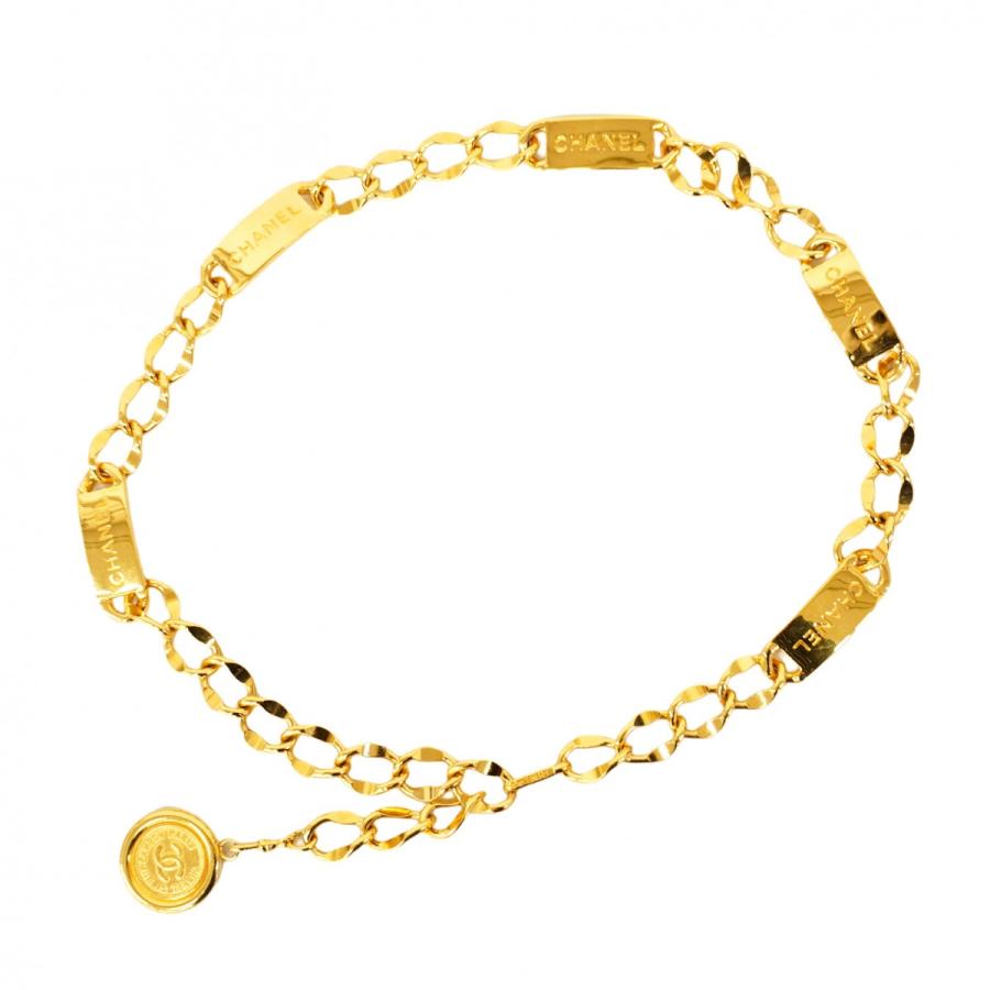 【5pc3192】シャネル ベルト チェーン ゴールド ゴールド金具【中古】レディース CHANEL（シャネル） ☆最終価格【5pc3192】シャネル ベルト チェーン