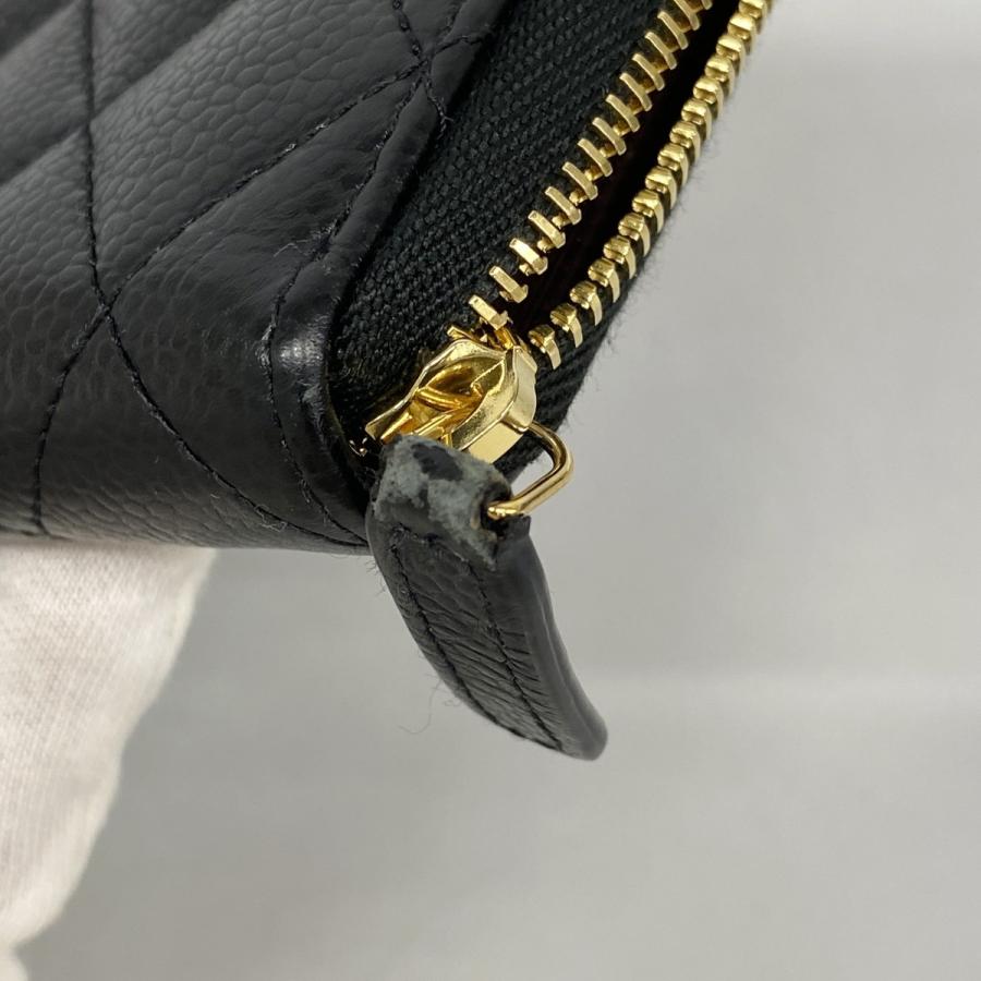 CHANEL（シャネル） 【5pc3449】シャネル 長財布 マトラッセ キャビア