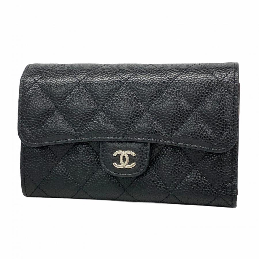 CHANEL（シャネル） 【5pc3467】シャネル 三つ折り財布 マトラッセ