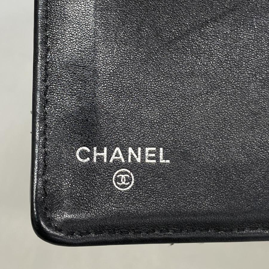 CHANEL⭐︎シャネル⭐︎ブラック⭐︎パテントレザー⭐︎キルティング⭐︎長財布 CHANEL シャネル マトラッセ ラウンドファスナー長財布 ココマーク