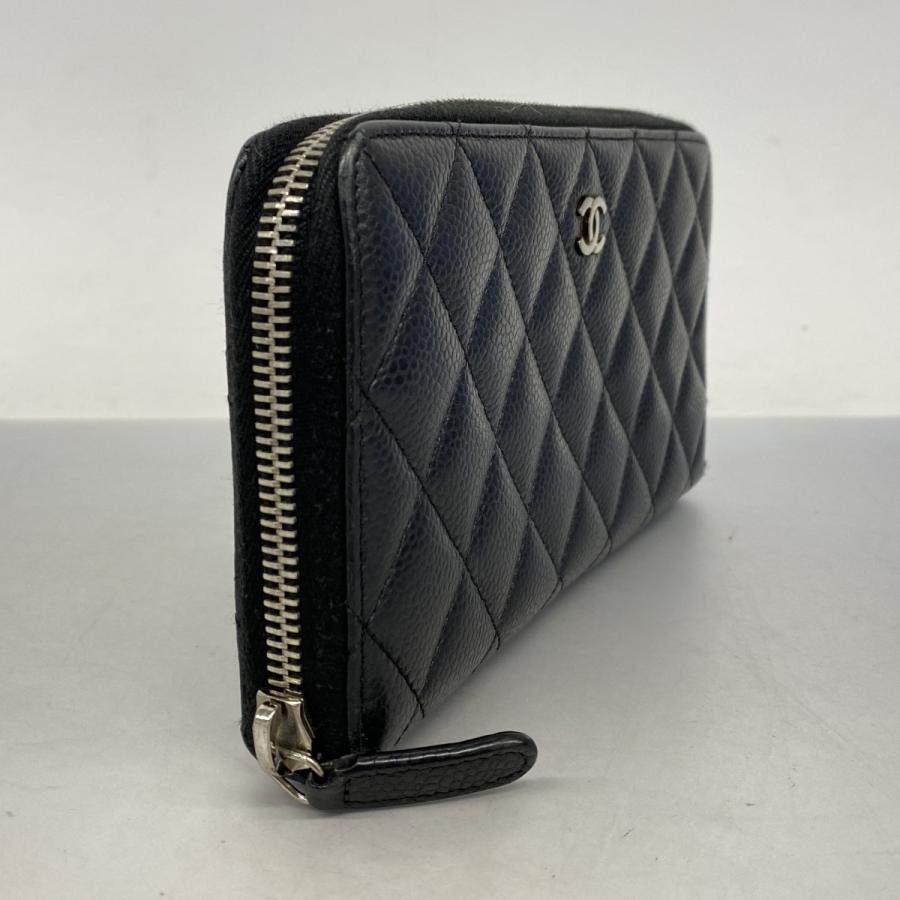 CHANEL（シャネル） 【5pc3709】シャネル 長財布 マトラッセ キャビア