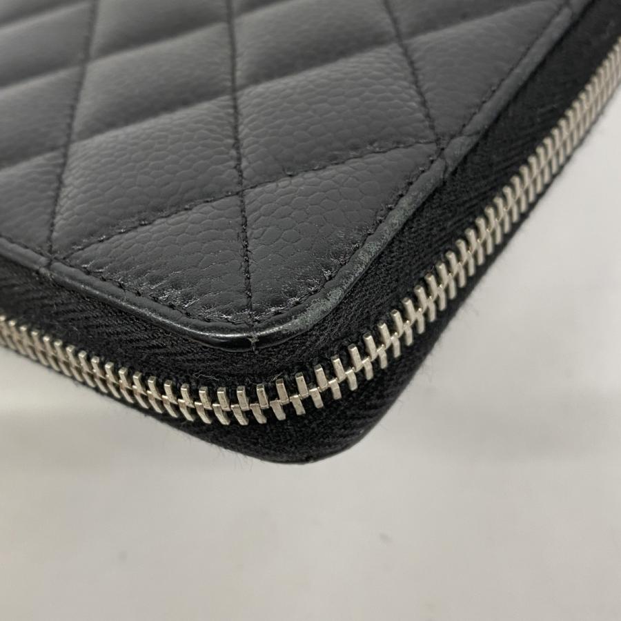 CHANEL（シャネル） 【5pc3709】シャネル 長財布 マトラッセ キャビア