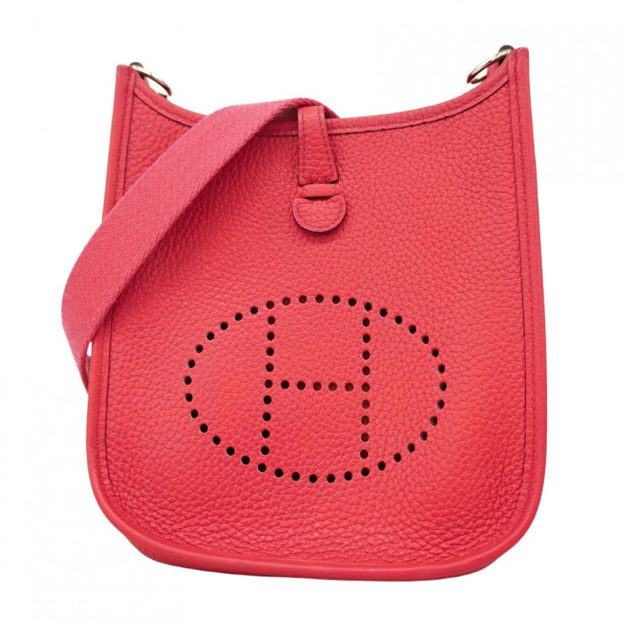 エルメス HERMES エヴリンTPM ルージュクー ショルダーバッグ バッグ トリヨンクレマンス トリヨンクレマンス レディース レッド系 【中古】 HERMES（エルメス） ☆最終価格【5pc3965】エルメス ショルダーバッグ