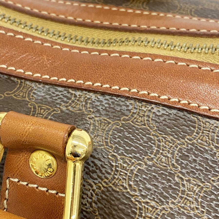 【中古】 砂金35粒 CELINE（セリーヌ） 【5pc3975-k】セリーヌ ボストンバッグ マカダム