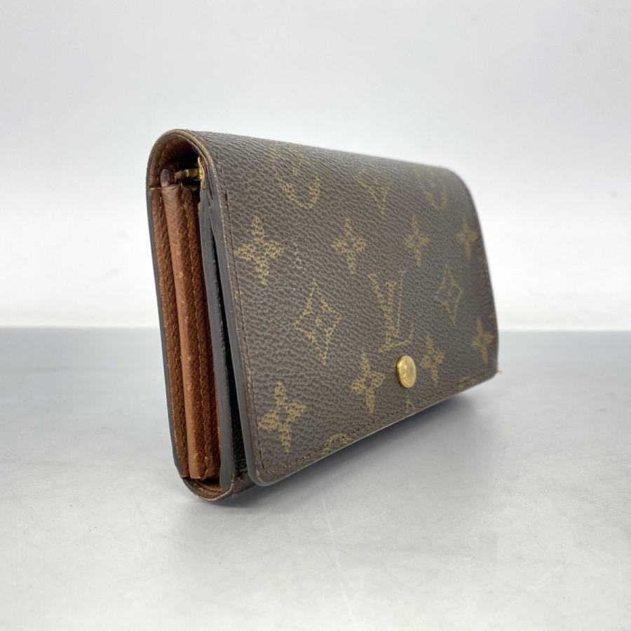 ⭕️ルイヴィトン財布⭕️モノグラム ポルトモネビエトレゾール【二つ折り財布】 LOUIS VUITTON（ルイ・ヴィトン） L字ファスナー財布 二つ折り財布