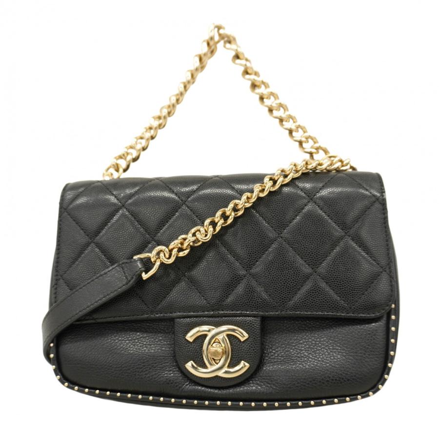 シャネルクラシックCHANELマトラッセ キャビアスキン ゴールド シャネル CHANEL マトラッセ25 A01112 ベージュ ゴールド金具 キャビア