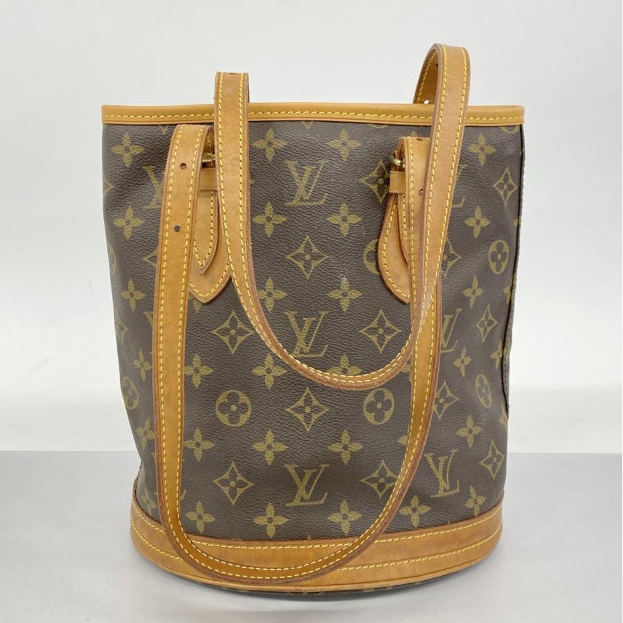 ルイヴィトン LOUIS VUITTON トートバッグ モノグラム バケットPM M42238 ブラウン LOUIS VUITTON（ルイ・ヴィトン） 【5pd6277】ルイヴィトン トート