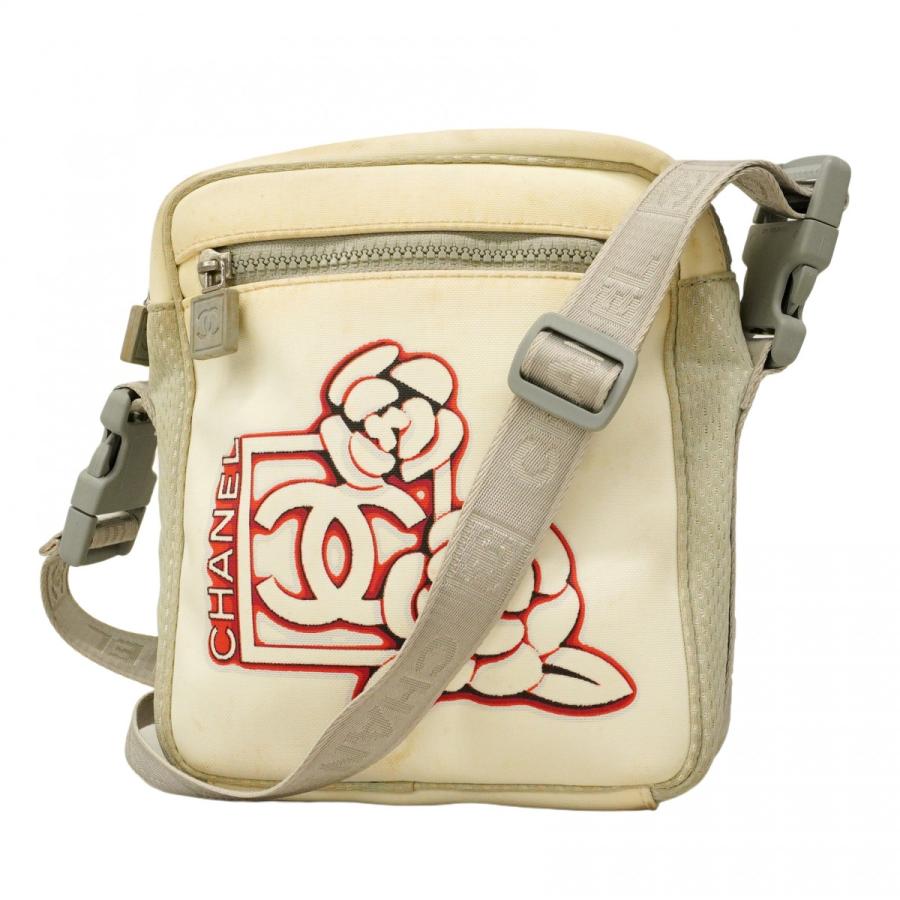 シャネル　スポーツ　ショルダーバック シャネル スポーツ ショルダーバッグ ブラック ナイロン レディース