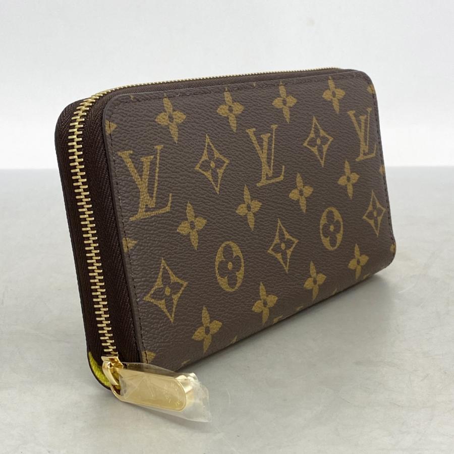 【美品です！】　ルイヴィトン　モノグラム　ジッピーウォレット　長財布　ブラウン ルイヴィトン 財布 LOUIS VUITTON M42616 モノグラム ジッピー