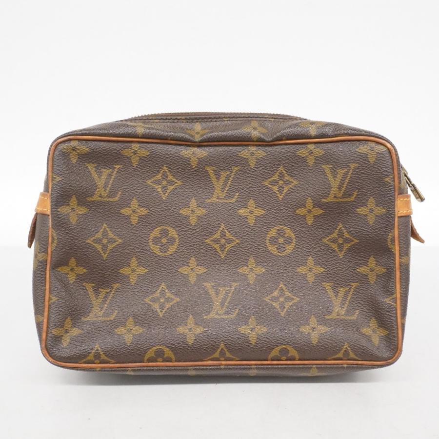 正規品 廃盤 ルイヴィトン コンピエーニュ23 クラッチバッグ モノグラム 廃盤 ルイヴィトン コンピエーニュ23 モノグラムキャンパス LVクラッチ