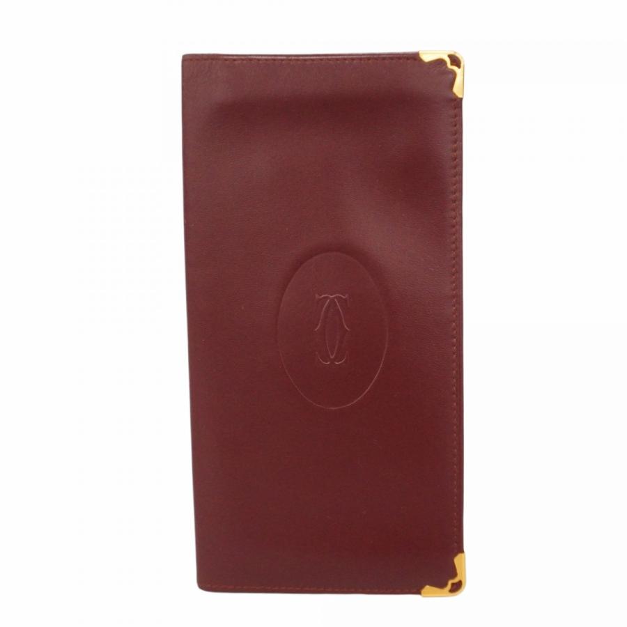 Cartier（カルティエ） 【5pe6877】カルティエ 長札入れ マスト レザー