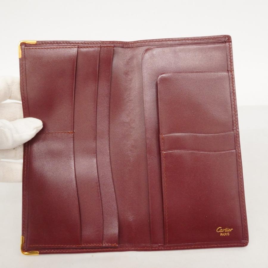 Cartier（カルティエ） 【5pe6877】カルティエ 長札入れ マスト レザー