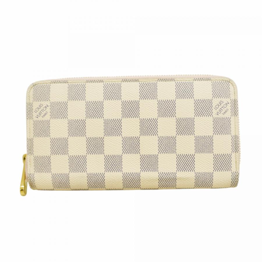 【美品】 ルイヴィトン 長財布 ダミエ アズール ジッピーウォレット 白 ブランドレンタルのBrandCity / ルイ ・ヴィトン ダミエ・アズール