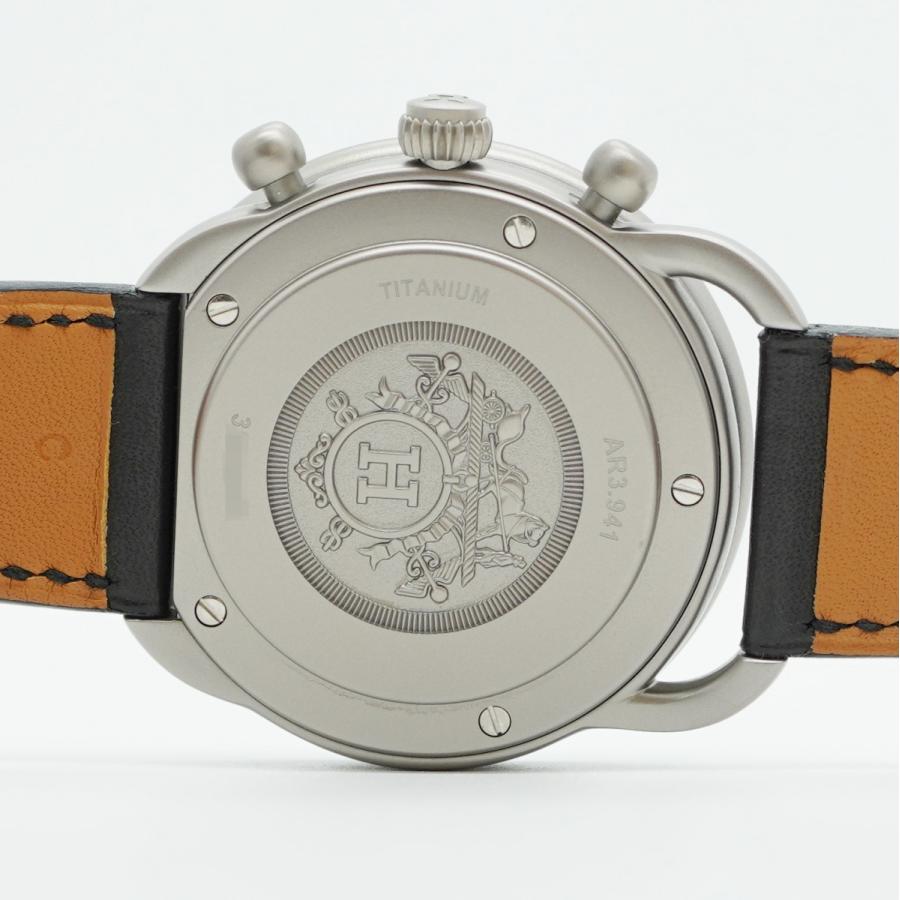 エルメス　アルソー　メンズ　AR3.710 3針　クォーツ　Hバンド　シルバー HERMES（エルメス） ☆最終価格☆SALE【5wwg0338】エルメス アルソー