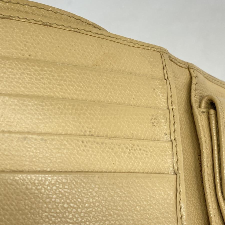 【X'masセール★30%OFF】シャネル CHANEL 長財布ココボタン ベージュ×ゴールド レディース 中古 CHANEL（シャネル） 【6aa0141】シャネル 財布 ココボタン レザー