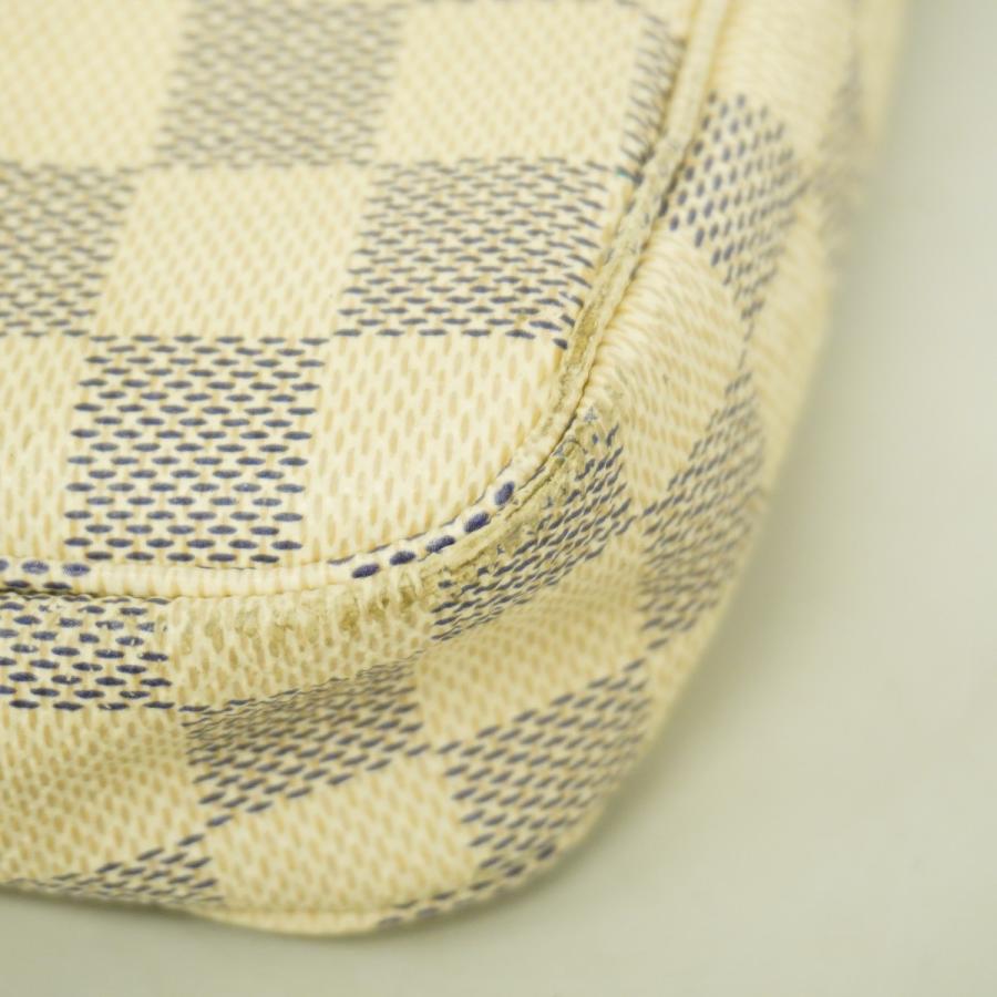 美品！鑑定済み正規品！ルイヴィトン チェック柄ポーチ シンプルデザイン♪】ルイヴィトン ポーチ (Louis Vuitton/ポーチ