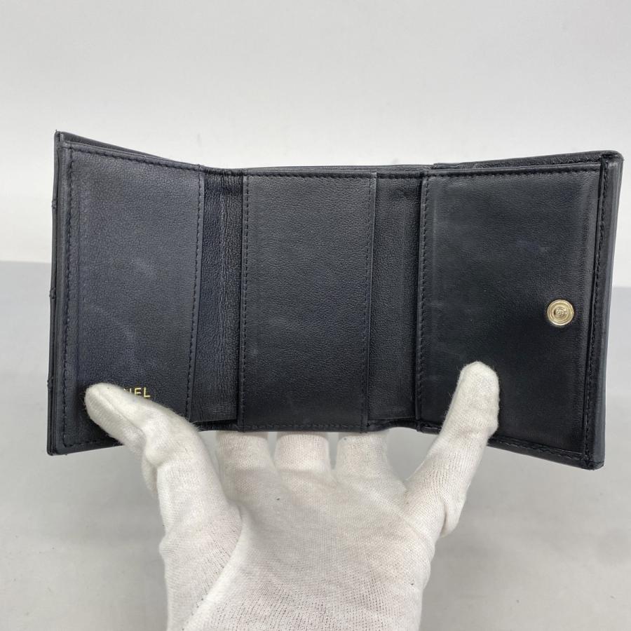 CHANEL（シャネル） 【6ab0792-k】シャネル 三つ折り財布 マトラッセ