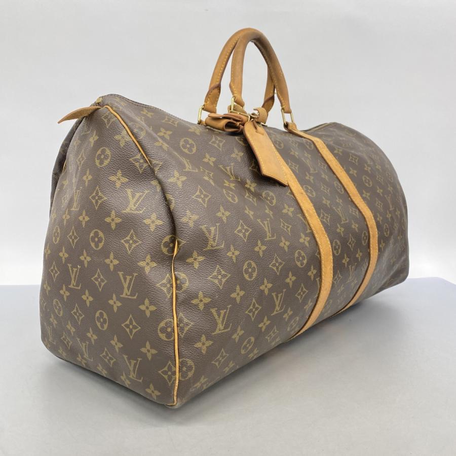 ルイヴィトン モノグラム キーポル 55 ボストンバッグ M41424 ルイヴィトン モノグラム キーポル55 USA製 ブラウン M41424 メンズ