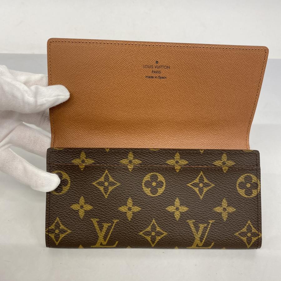 【正規品】美品 ルイヴィトン長財布 ポルトカルトクレディ モノグラム 円 長札 LOUIS VUITTON（ルイ・ヴィトン） モノグラム ポルトカルト クレディ