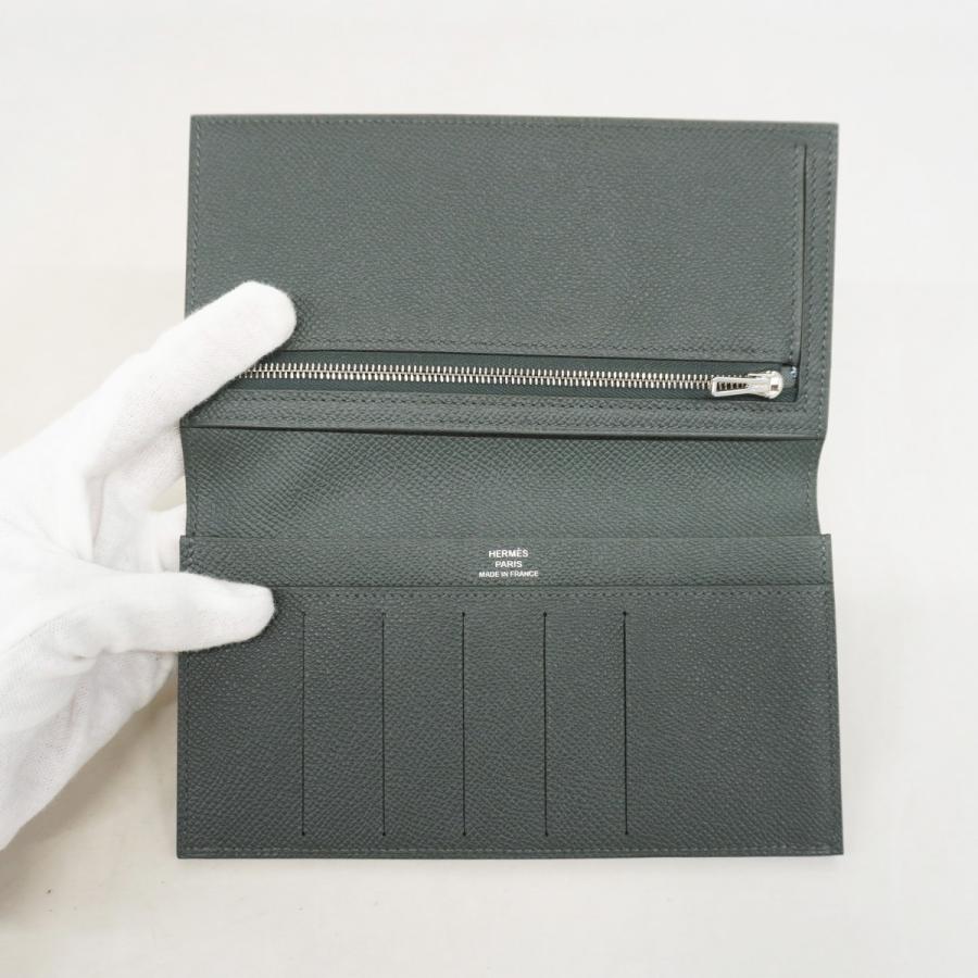 HERMES エルメス　2020年 ロング財布　シチズン　ヴォーエプソン HERMES エルメス シチズンツイル ロング ヴォーエプソン ヴェール