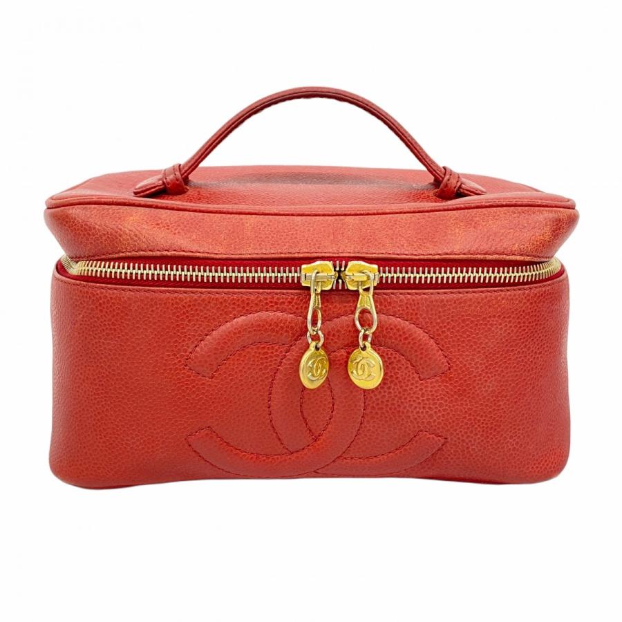 ★美品★　CHANEL　シャネル　バニティ　バッグ　キャビアスキン 入手困難/ギフトにも】CHANEL バニティケース キャビアスキン (CHANEL