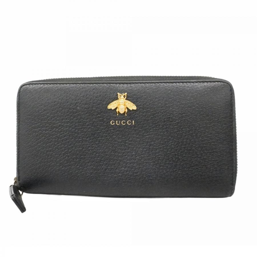 GUCCI（グッチ） 【6ad3608-k】グッチ 長財布 ビー 523667 レザー