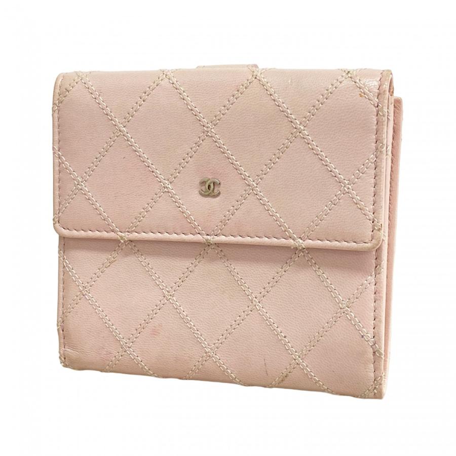 CHANEL（シャネル） 【6ad3782】シャネル 財布 ビコローレ レザー