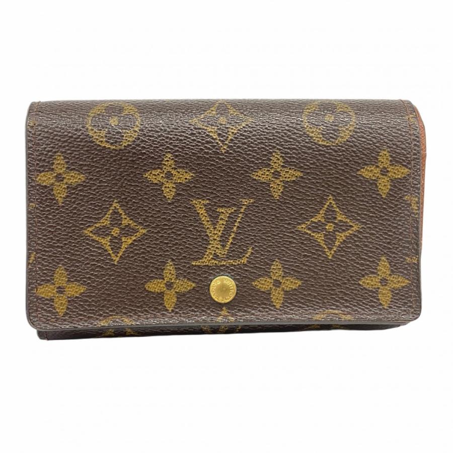 ルイヴィトン ポルトモネビエトレゾール モノグラム 二つ折り財布 ブラウン LOUIS VUITTON（ルイ・ヴィトン） 【6ad4374】ルイヴィトン 財布