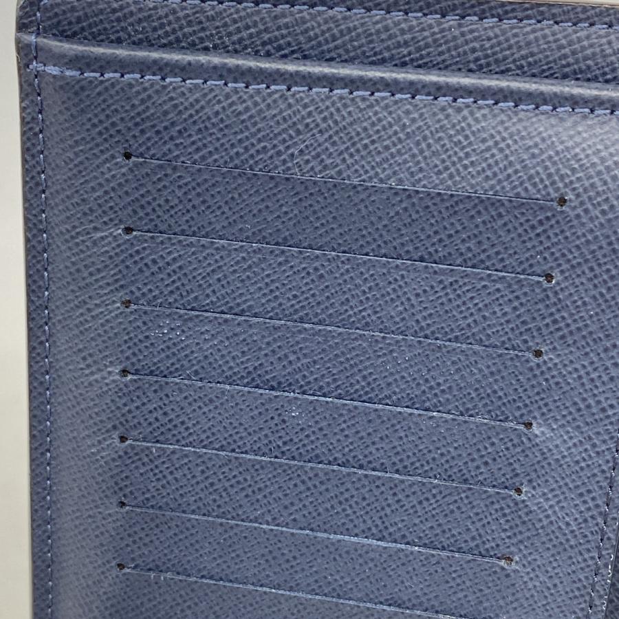 【極美品】ルイヴィトン タイガ ポルトフォイユ ブラザ ブルーマリーヌ 長財布 ルイヴィトンポルトフォイユブラザ 14136 ブルーマリーヌ メンズ 長