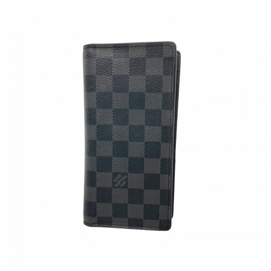 ルイヴィトン ポルトフォイユ ブラザ ダミエ グラフィット メンズ 長財布 LOUIS VUITTON（ルイ・ヴィトン） 【6ad4495-k】ルイヴィトン 長財布