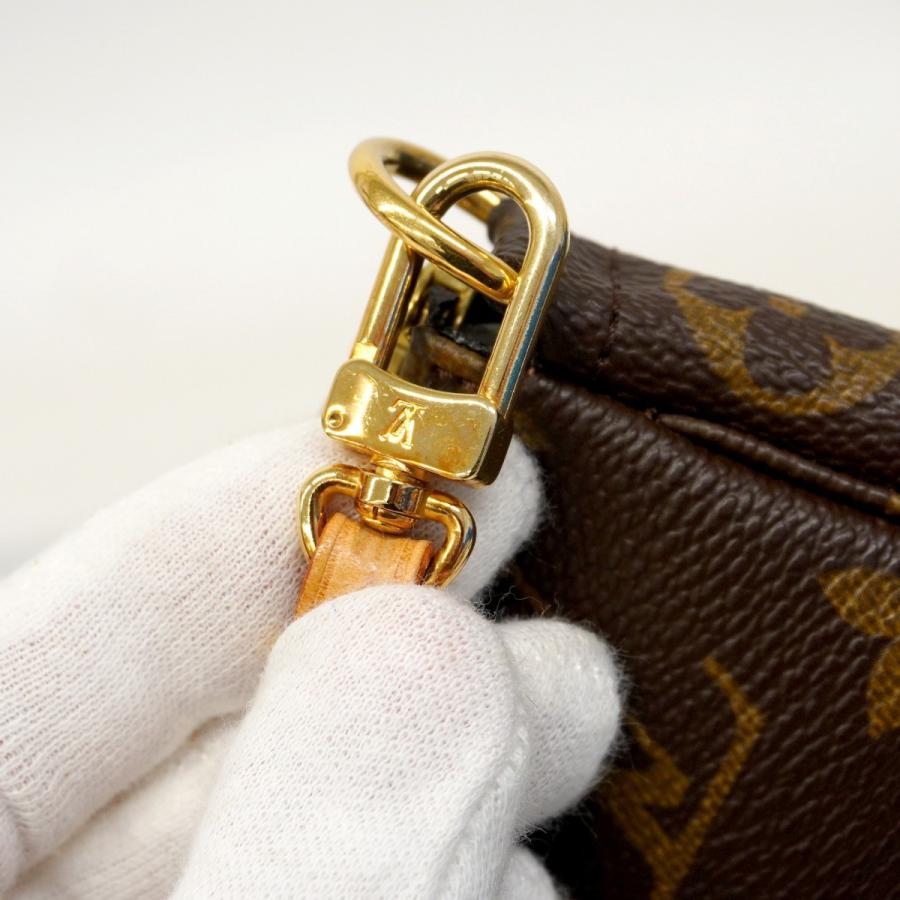 LOUIS VUITTON ポーチ モノグラム ポシェット アクセソワール 茶 ポシェット・アクセソワール ルイヴィトン アクセサリーポーチ