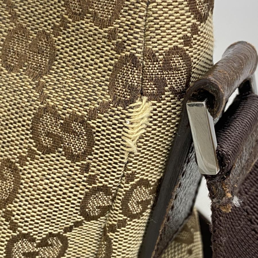 GUCCI グッチ ショルダーバッグ GGキャンバス ブラウン 002.1098 GUCCI（グッチ） GGキャンバス ショルダーバッグ GGキャンバス 114273