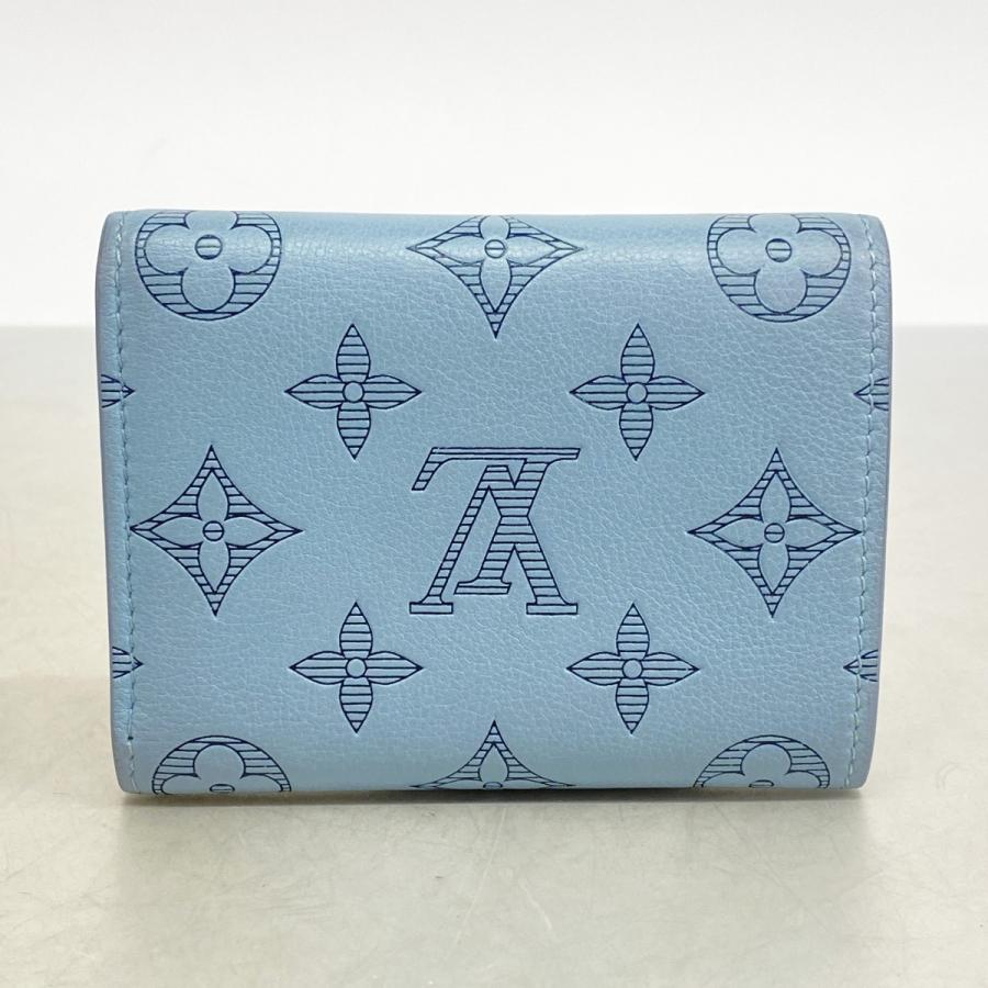 Louis Vuitton 三つ折り財布 ブルー LOUIS VUITTON（ルイ・ヴィトン） 【6ad4641-k】ルイヴィトン 三つ折り