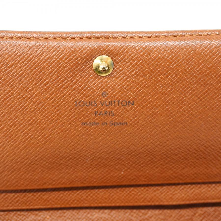 ルイヴィトン ポルトフォイユ トレゾール モノグラム 財布 ブラウン LOUIS VUITTON（ルイ・ヴィトン） 財布 モノグラム レディース