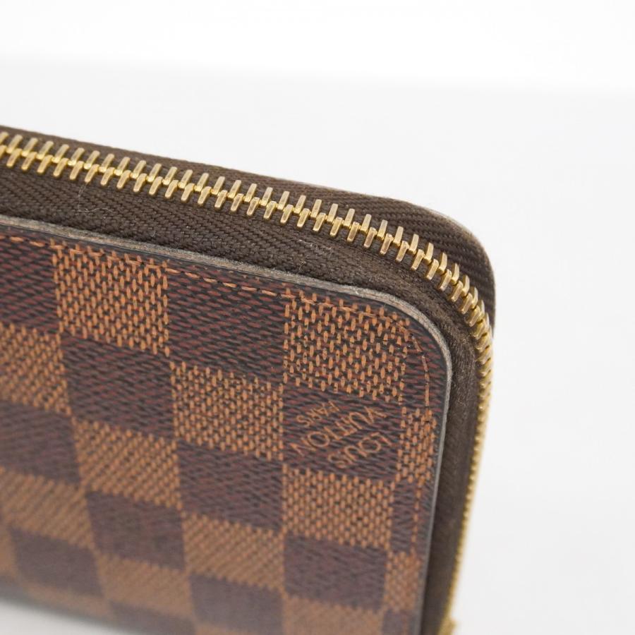 【値段交渉可能】ルイヴィトン　ジッピーウォレット　ダミエ　エベヌ　ブラウン 美品ルイヴィトン ダミエ エベヌ ジッピーウォレット 長財布 箱 ルイ