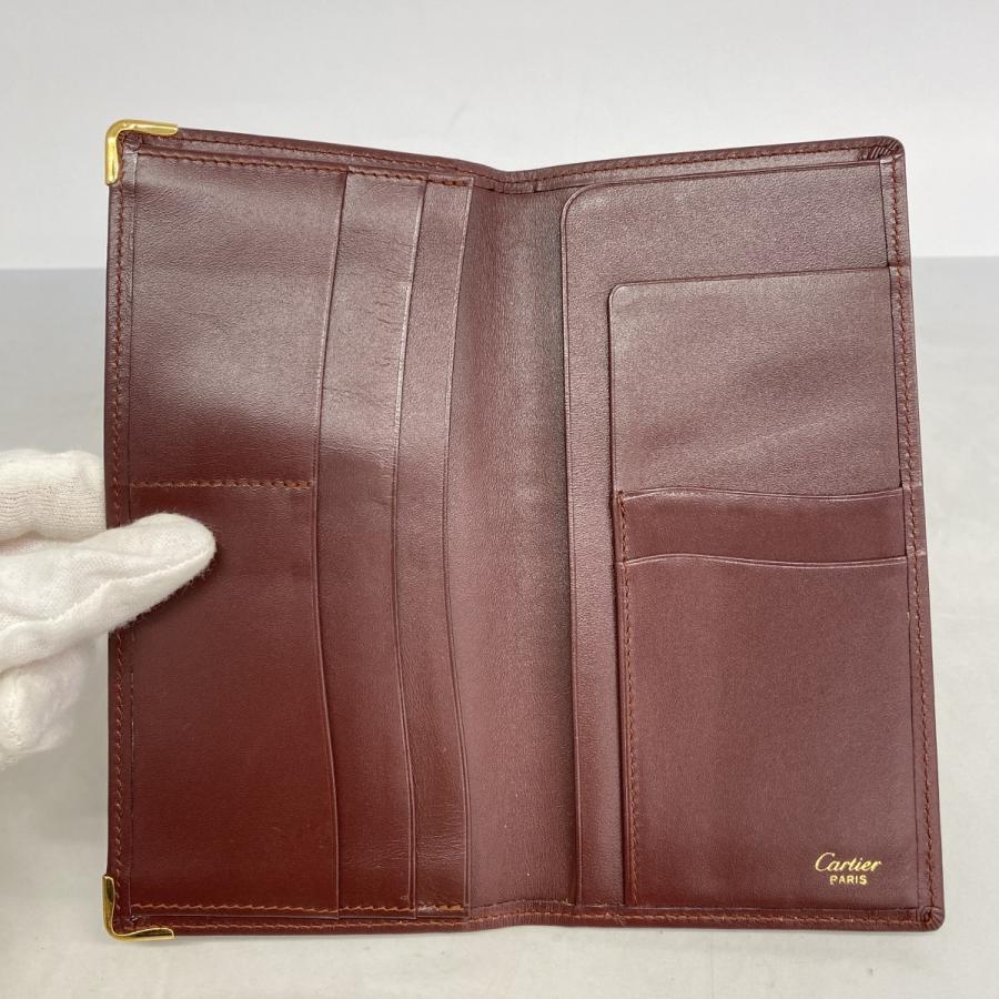 Cartier（カルティエ） 【6ae4966】カルティエ 長札入れ マスト レザー