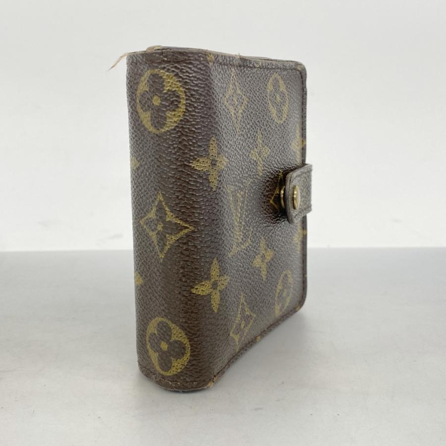 ✨鑑定済み✨ルイヴィトン✨モノグラム✨コンパクトジップ 二つ折り財布 LOUIS VUITTON（ルイ・ヴィトン） 【6ae4997】ルイヴィトン 財布