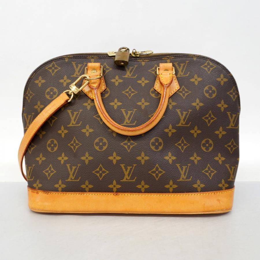 美品◆袋付き◆ルイヴィトン モノグラム アルマ ハンドバッグ ブラウン LOUIS VUITTON（ルイ・ヴィトン） 【6ae5004】ルイヴィトン