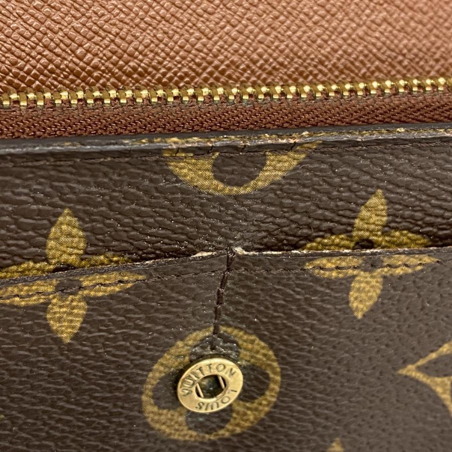ルイヴィトン モノグラム ポシェット ポルトモネ クレディ 6カード 茶色 財布 良品】 LOUIS VUITTON ルイヴィトン ポシェット ポルトモネ クレディ