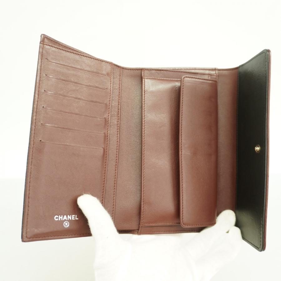 CHANEL（シャネル） 【6ae6050-k】シャネル 三つ折り長財布 ビコローレ